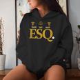 Lawyer Female Litigator Attorney Counselor Law School Women Hoodie Gifts for Her