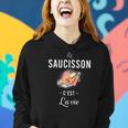 Le Saucisson C'est Lavie Sweat à capuche femme Cadeaux pour elle