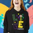 Leopard Love Nurse Life Scrub Nurse Mardi Gras Rn Icu Women Hoodie Gifts for Her