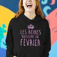 Les Legendes Sont Nees En Fevrier Tshirt Sweat à capuche femme Cadeaux pour elle