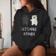 Let's Make A Panda Black Bear Polar Bear Women Hoodie Gifts for Her