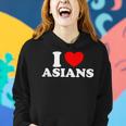 I Love Asian I Heart Asians Women Hoodie Gifts for Her