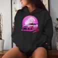 Love Jdm Girl Racer Pink Japanese Modified Race Car Women Hoodie Gifts for Her