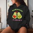 Lustige Mamacado Für Mama 2024 Schwangerschafterkünden Kapuzenpullover für Damen Geschenke für Sie