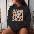 Mama Mommy Mom Bruh Mom Life Mama Of Boy Muttertag Humor Kapuzenpullover für Damen Geschenke für Sie