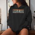 Man Of God Husband Dad Protector Christian Dad Father's Day Women Hoodie Gifts for Her