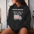 Master Mechanic I Owe My Soul Dad Mechanics Sarcastic Women Hoodie Gifts for Her