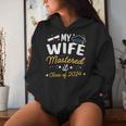 Masters Graduation My Wife Mastered It Class Of 2024 Women Hoodie Gifts for Her