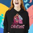 Merry Christmas Christian Pink Nativity Christmas Jesus Women Hoodie Gifts for Her
