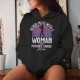 Never Mess With A Woman Who Punches Things For Fun Boxing Women Hoodie Gifts for Her
