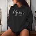 Mimi Est 2024 Mimi To Be New Grandma Pregnancy Women Hoodie Gifts for Her