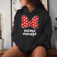 Mimi Mouse Family Vacation Bow Women Hoodie Gifts for Her