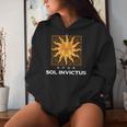 Mitología Romana Antigua Sol Invictus Águila Romana Spqr Sudadera con capucha para mujer Regalos para ella