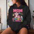 Mom Of The Birthday Axolotl Girl Mom And Dad Family Party Women Hoodie Gifts for Her