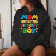 Mom Of The Birthday Boy Game Gaming Mom And Dad Family Women Hoodie Gifts for Her