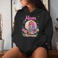 Mom And Dad Of The Birthday Mermaid Girl Family Matching Women Hoodie Gifts for Her