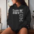 Mom Mother Senior 2024 Proud Mom Of A Class Of 2024 Graduate Women Hoodie Gifts for Her
