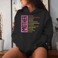 Mother Meaning I Love Mom Women Hoodie Gifts for Her