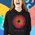 Mushroom Spore Print Level Up Psychedelic Mycology Women Hoodie Gifts for Her