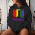 Nashville Tennessee Lgbtq Gay Pride Rainbow Skyline Women Hoodie Gifts for Her