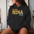 In My Nina Era Groovy Tie Dye Women Hoodie Gifts for Her