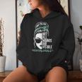 Not All Wounds Are Visible Messy Bun Mental Health Awareness Women Hoodie Gifts for Her