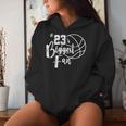 Number 23'S Biggest Fan Basketball Player Mom Dad Women Hoodie Gifts for Her