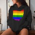 Ohio Gay Pride Rainbow Lgbt Women Hoodie Gifts for Her