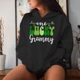 One Lucky Grammy Groovy Retro Grammy St Patrick's Day Women Hoodie Gifts for Her