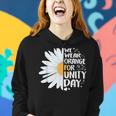 Orange Unity Day Daisy We Wear Orange For Unity Day Women Hoodie Gifts for Her