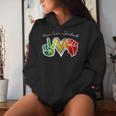 Peace Love Junenth Black Pride Freedom 1865 Women Women Hoodie Gifts for Her