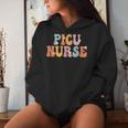 Picu Nurse Week Groovy Appreciation Day For For Work Women Hoodie Gifts for Her