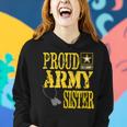 Proud Army Sister Military Pride Women Hoodie Gifts for Her