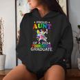 Proud Aunt Of A 2024 Preschool Graduate Unicorn Dab Women Hoodie Gifts for Her