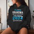 Proud Grandma Of 5Th Grade Graduate 2024 Family Gr Women Hoodie Gifts for Her