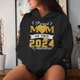 Proud Mom Of Two 2024 Graduates Mother Class Of 2024 Senior Women Hoodie Gifts for Her