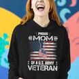 Proud Mom Of A Us Army Veteran Day Family Matching Women Hoodie Gifts for Her