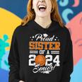 Proud Sister Of A 2024 Senior Basketball Graduate Women Hoodie Gifts for Her