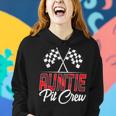 Race Car Birthday Party Racing Family Auntie Pit Crew Women Hoodie Gifts for Her