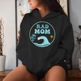 Rad Mom The Big One 1St Birthday Surf Family Matching Women Hoodie Gifts for Her