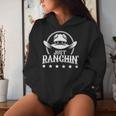 Ranch Cowboy Hat Rodeo Cowgirl Horse Riding Western Saloon Women Hoodie Gifts for Her