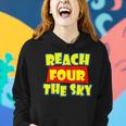 Reach Four The Sky Birthday 4Th Bday 4 Year Old Girl Boy Women Hoodie Gifts for Her