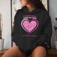 Remembrance In Memory Of My Mom Pink Breast Cancer Awareness Women Hoodie Gifts for Her