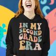 Retro In My 2Nd Grade Era First Day Of School Second Grade Women Hoodie Gifts for Her