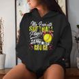 Retro My Favorite Softball Player Calls Me Mom Mother's Day Women Hoodie Gifts for Her
