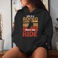 Rodeo Bull Riding Horse Rider Cowboy Cowgirl Western Howdy Women Hoodie Gifts for Her