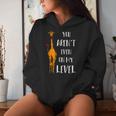 Safari Africa Zoo Animal Giraffe Women Hoodie Gifts for Her