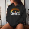 Schwuler Beefy Daddy Georgia Lgbtq Regenbogen Schwuler Papa Bear Pride Kapuzenpullover für Damen Geschenke für Sie