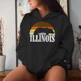 Schwuler Beefy Daddy Illinois Lgbtq Regenbogen Schwuler Papa Bear Pride Kapuzenpullover für Damen Geschenke für Sie