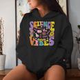 Science Vibes Retro 1St Day Of Back To School Groovy Teacher Women Hoodie Gifts for Her